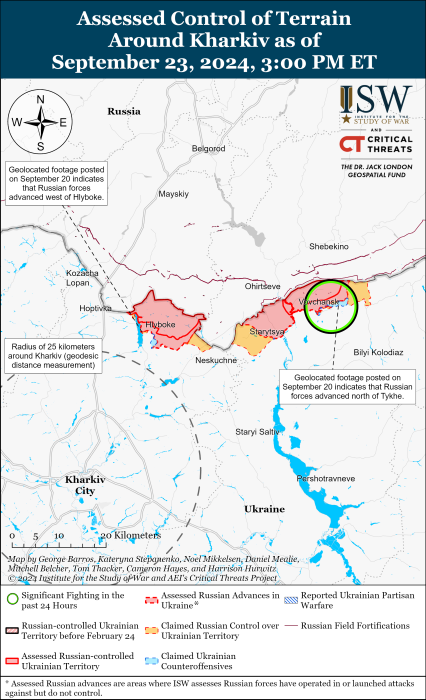 Карта бойових дій. Фото: understandingwar.org