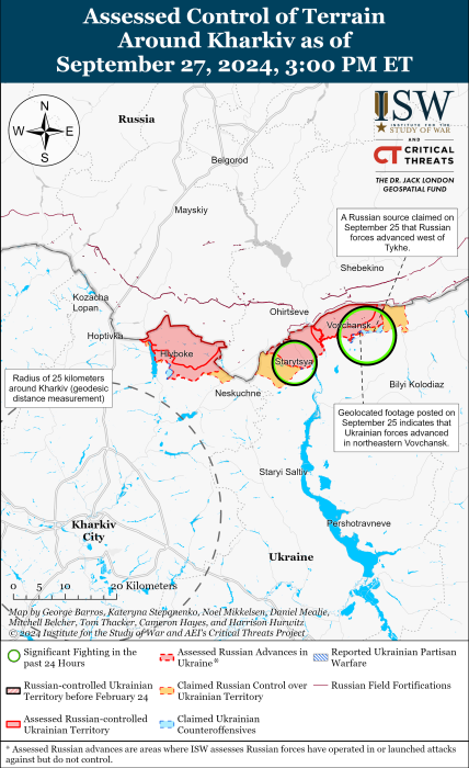 Карта бойових дій. Фото: understandingwar.org