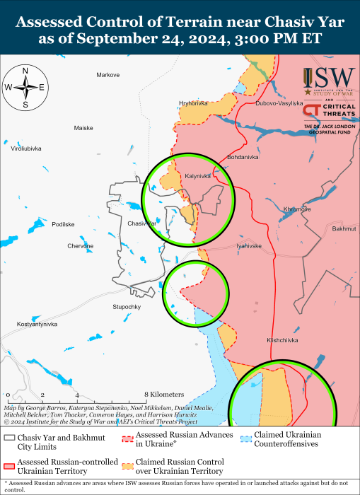 Карта бойових дій. Фото: understandingwar.org