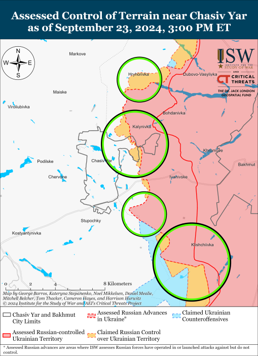 Карта бойових дій. Фото: understandingwar.org