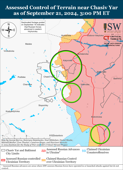 Карта бойових дій. Фото: understandingwar.org