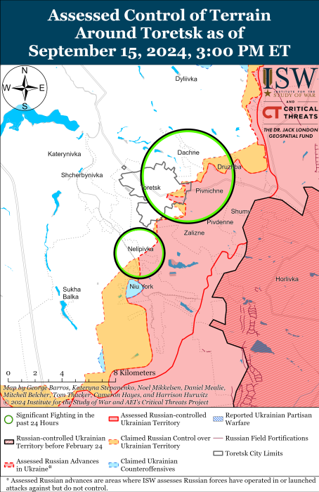 Карта бойових дій. Фото: understandingwar.org