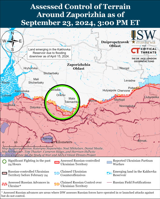 Карта бойових дій. Фото: understandingwar.org