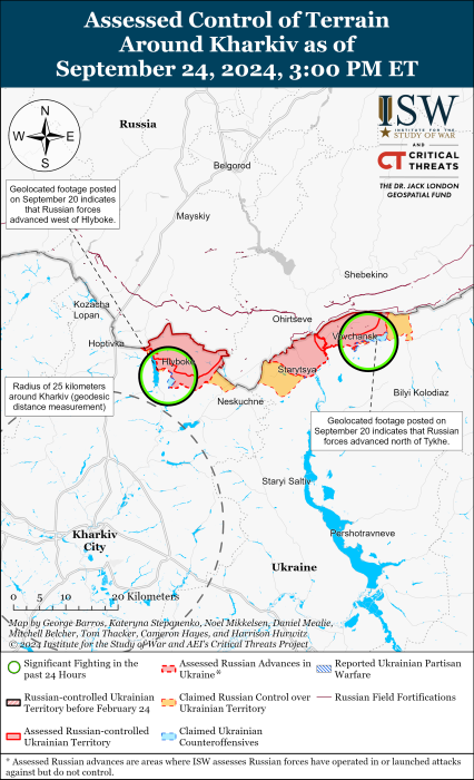 Карта бойових дій. Фото: understandingwar.org