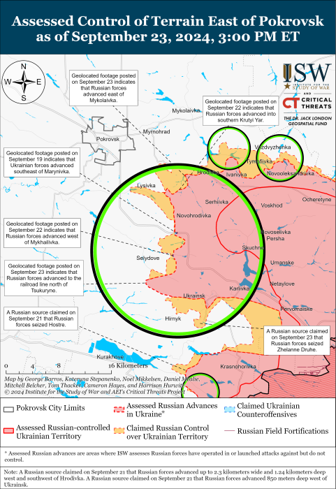 Карта бойових дій. Фото: understandingwar.org