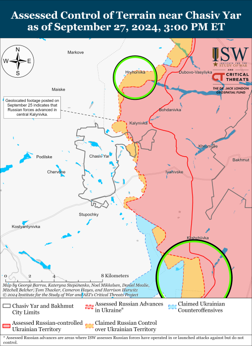 Карта бойових дій. Фото: understandingwar.org