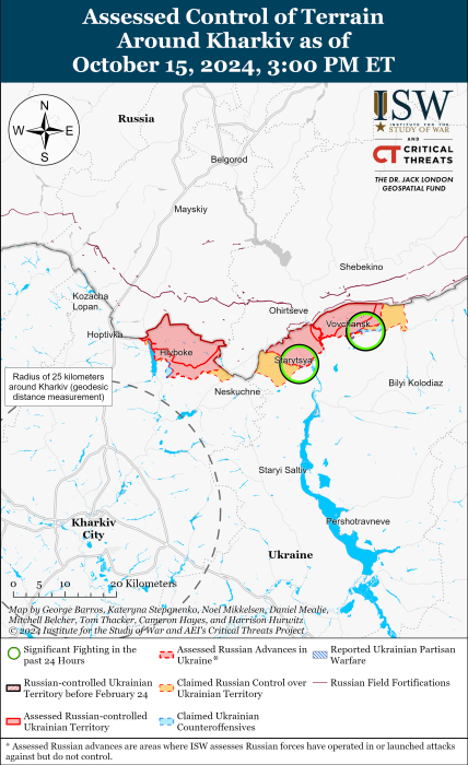 Карта бойових дій. Фото: understandingwar.org