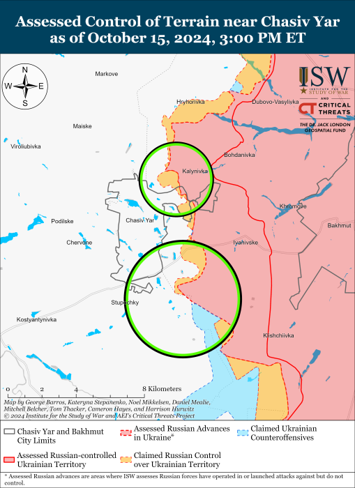 Карта бойових дій. Фото: understandingwar.org