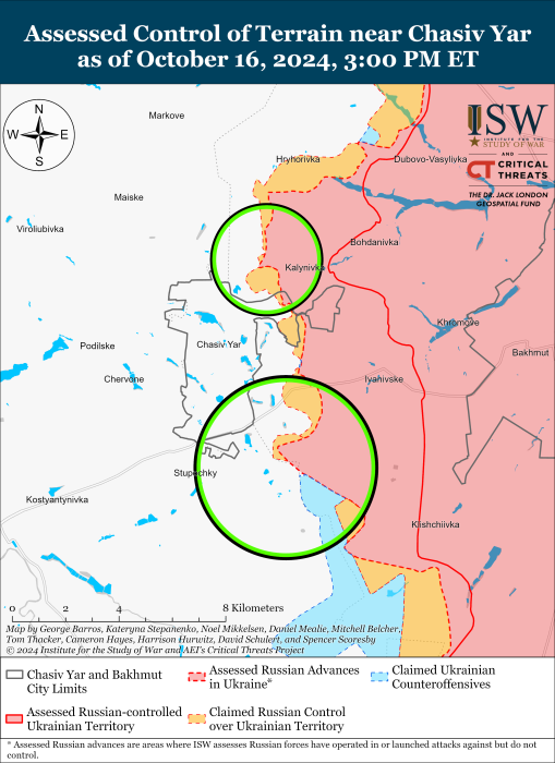 Карта бойових дій. Фото: understandingwar.org