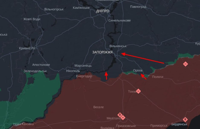 Росія хоче підійти до Запоріжжя на відстань артилерійського вогню.