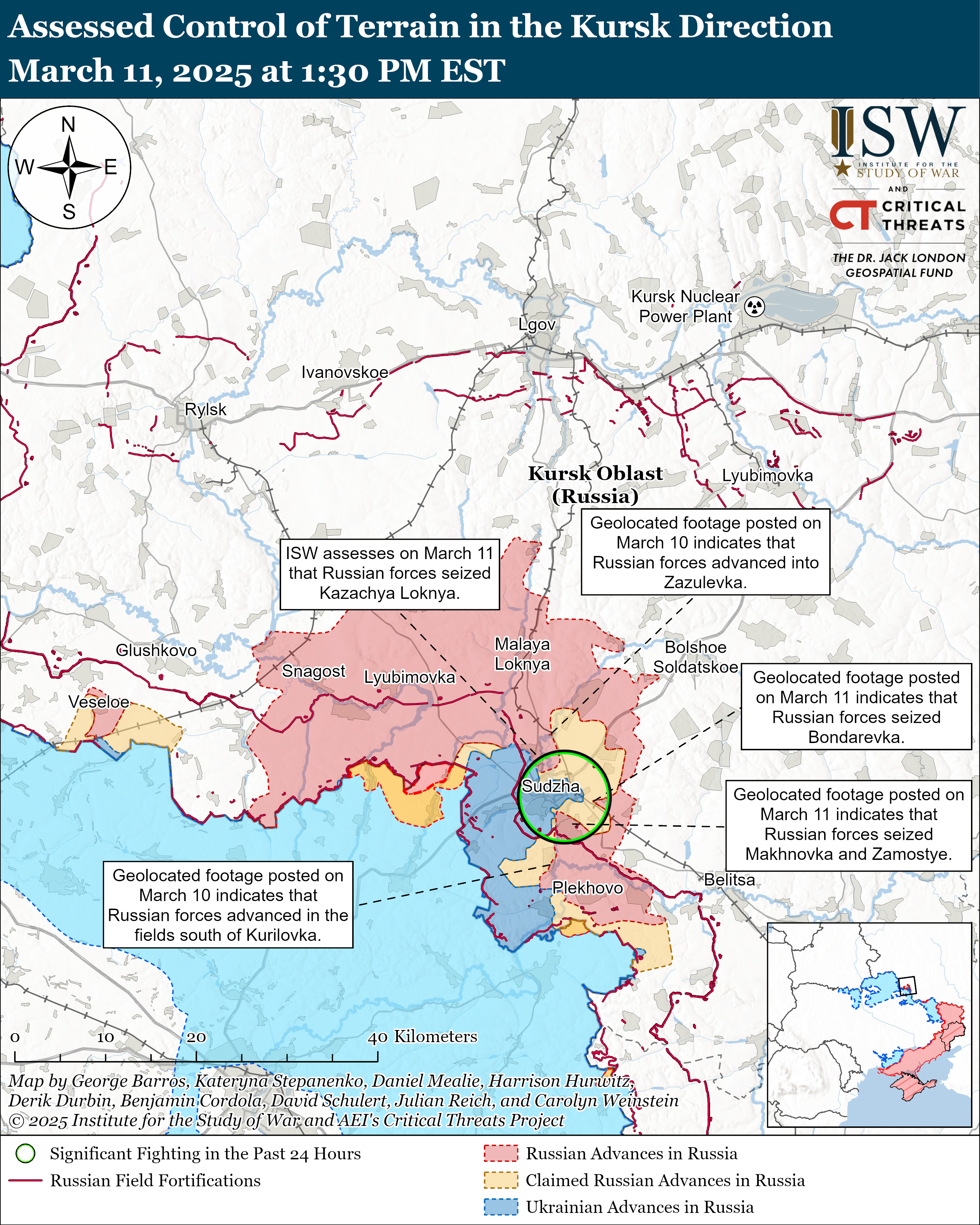 Російські війська почали наступ на Суджу в Курській області, - ISW